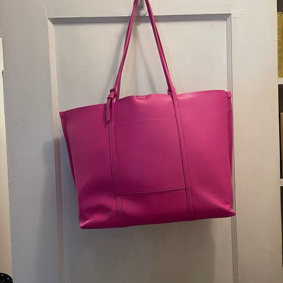 Thacker leather Pink Tote Bag - Picture 2 of 4